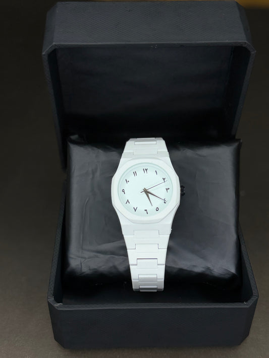 White Arabic Aura (carbon fiber)